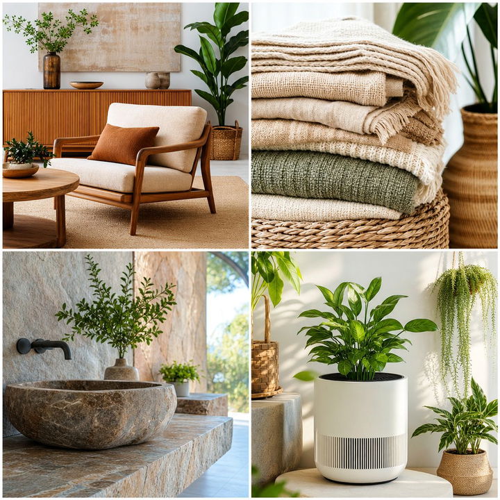 22 Natural Living Room Designs for Cozy, Earthy Spaces