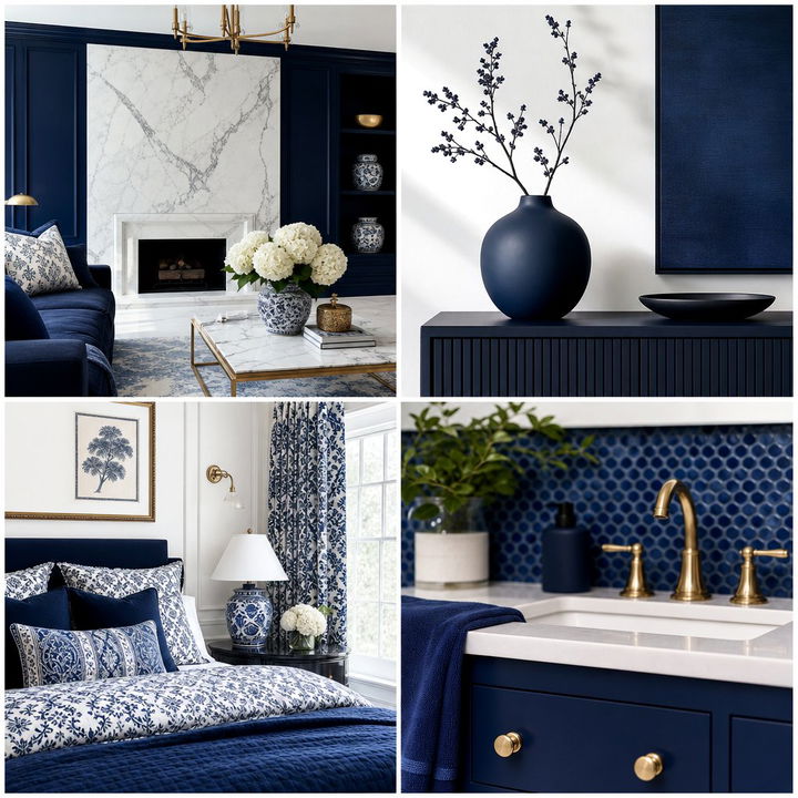 22 Navy Blue Kitchen Cabinet Ideas for a Bold Culinary Space