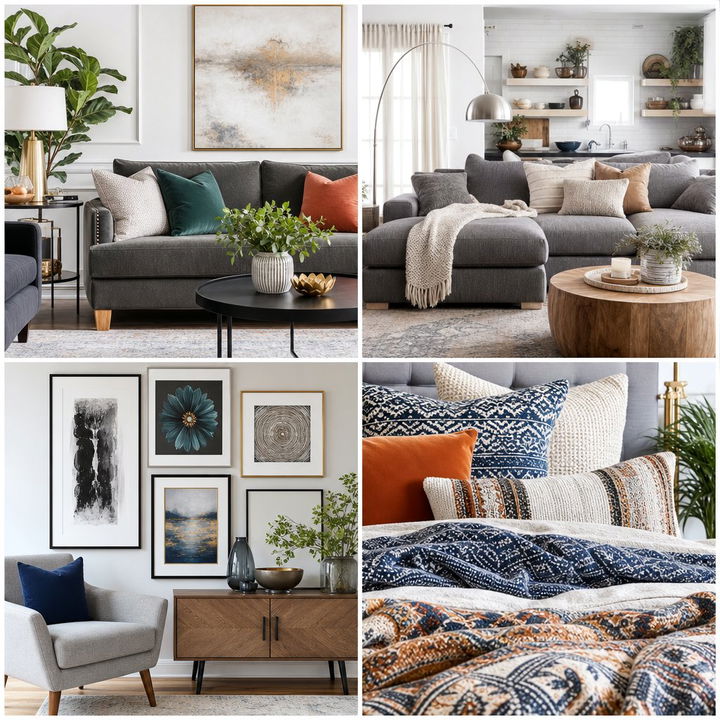 22 Navy Blue & Grey Living Room Ideas for Sophisticated Style