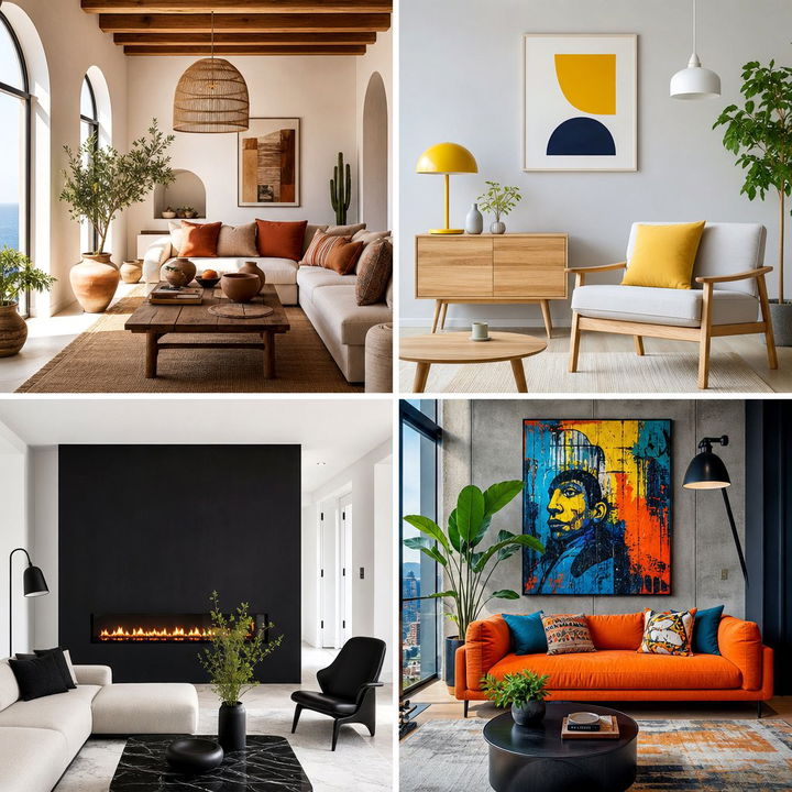 22 Orange Accent Wall Ideas for Bold Interior Designs