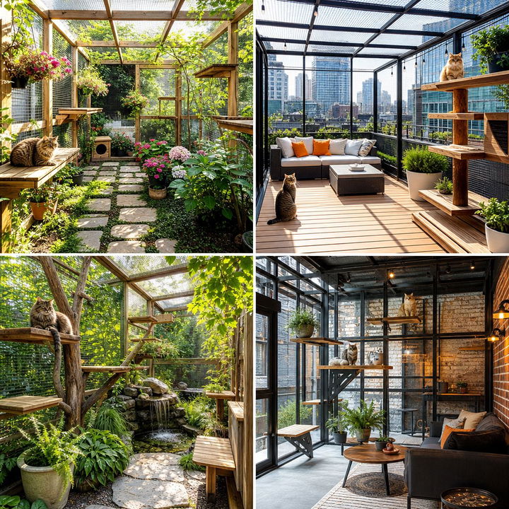 22 Outdoor Catio Ideas for Safe Feline Exploration