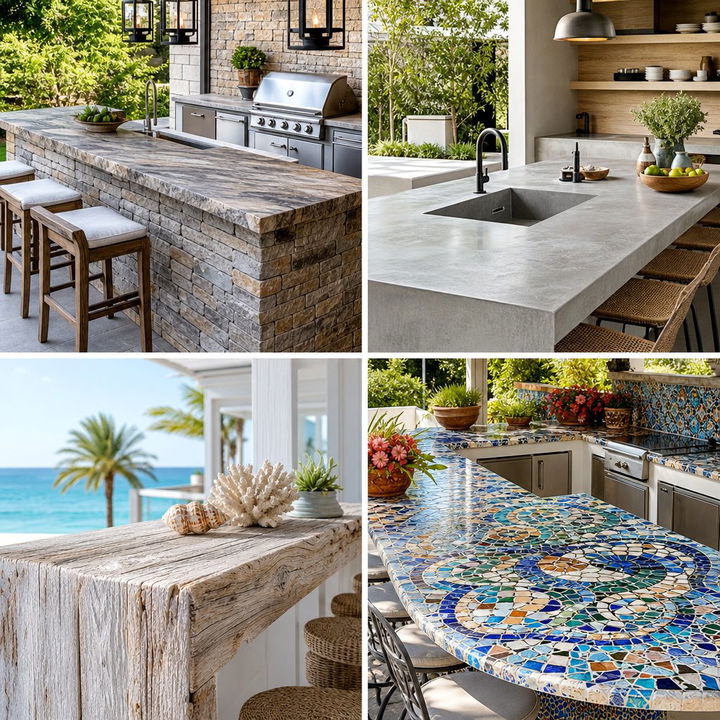 22 Outdoor Countertop Ideas for Stylish Entertaining