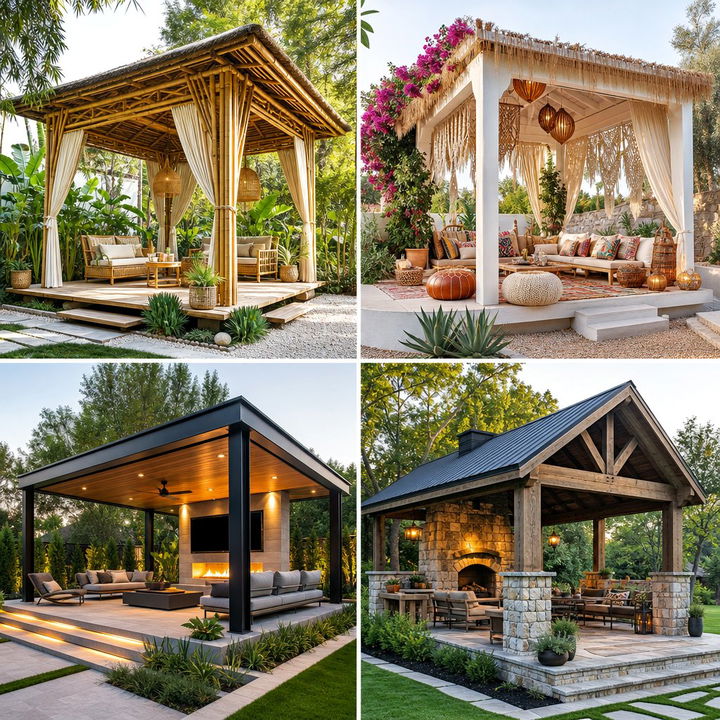 22 Outdoor Pavilion Ideas for Shaded Gatherings