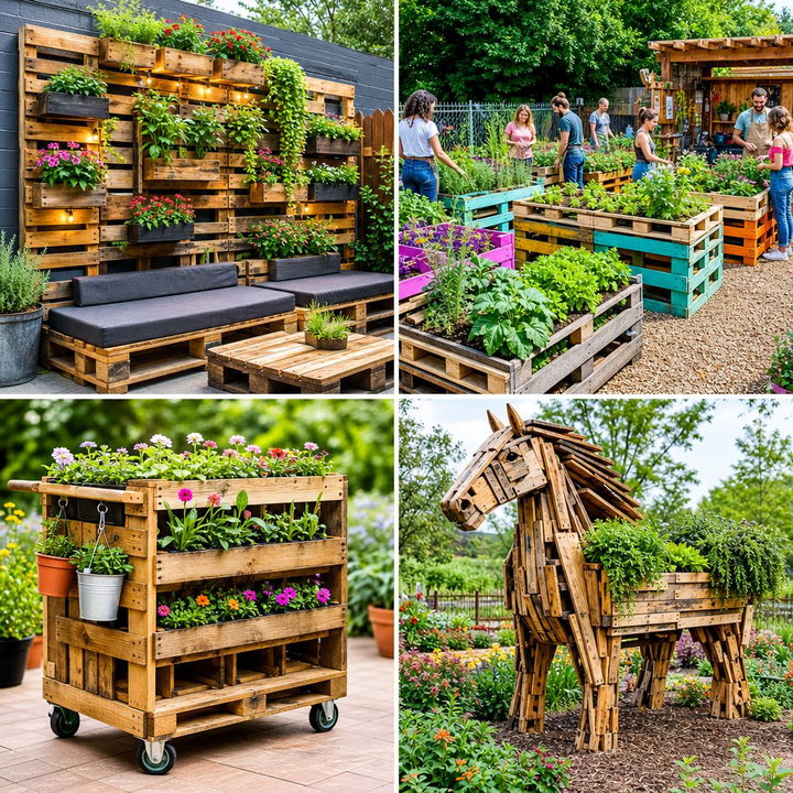 22 Pallet Garden Ideas for DIY Vertical Planting Solutions