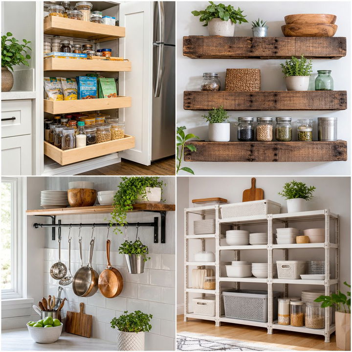 22 Pantry Shelving Ideas to Maximize Kitchen Organization
