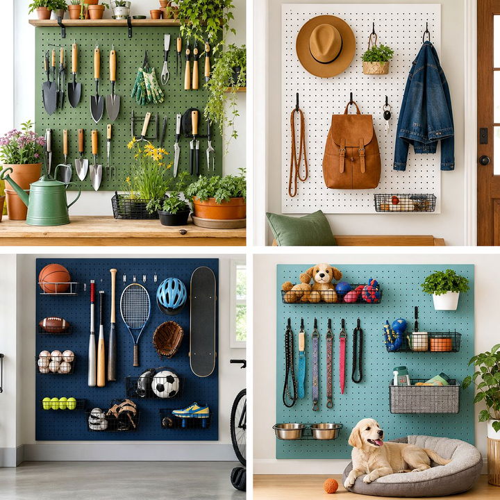 22 Pegboard Ideas for Organized and Functional Wall Storage