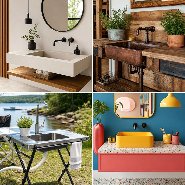 22 Practical Outdoor Sink Ideas for Functional Spaces
