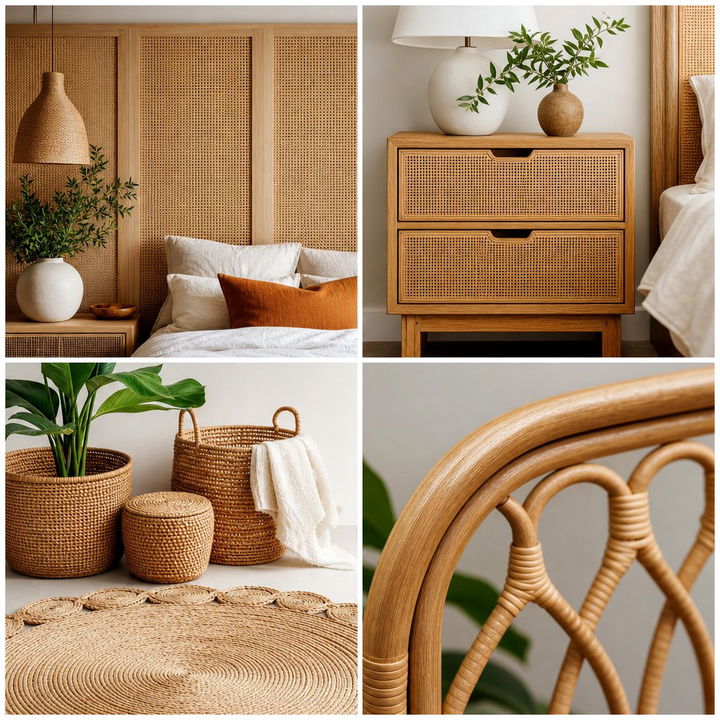 22 Rattan Bedroom Furniture Ideas for Natural Aesthetics