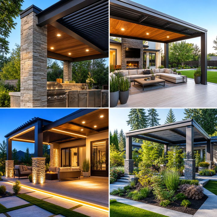 22 Rectangle Pool & Hot Tub Combo Design Concepts