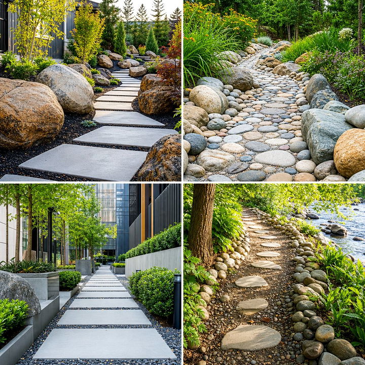 22 Rock Walkway Ideas to Elevate Garden Paths