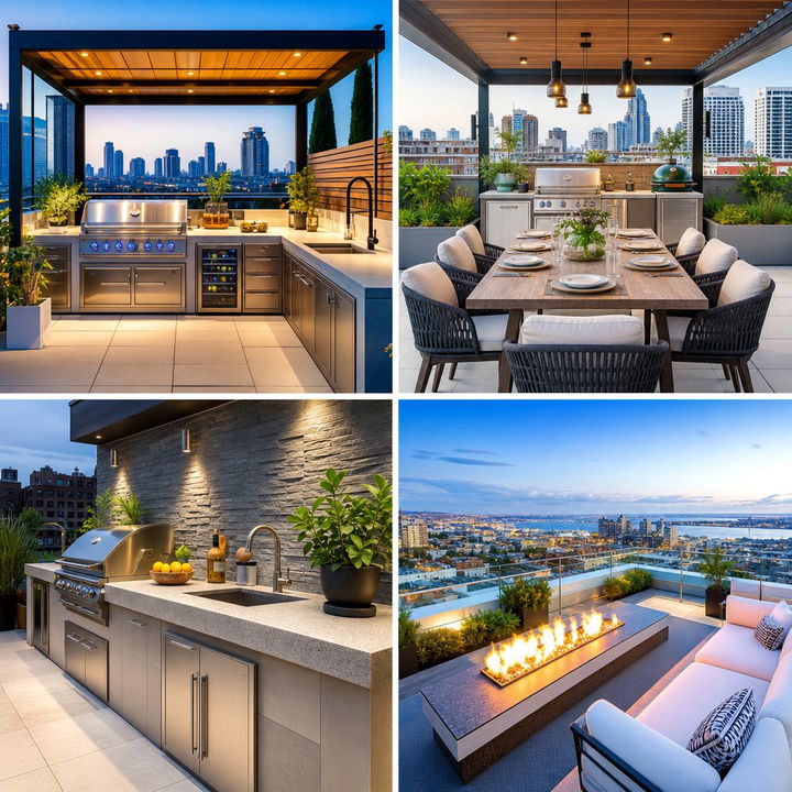 22 Rooftop Kitchen Ideas for Alfresco Cooking