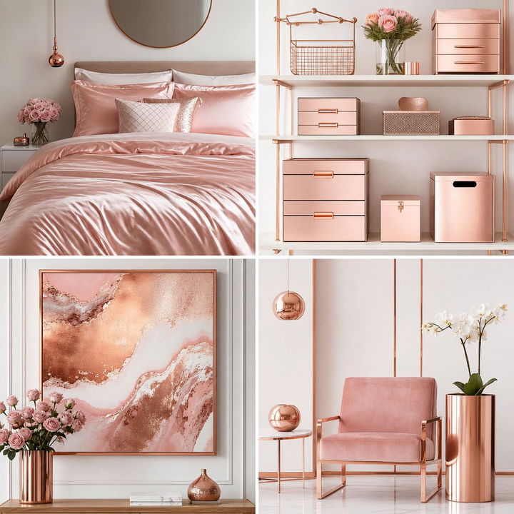 22 Rose Gold Bedroom Ideas for Modern Glamour