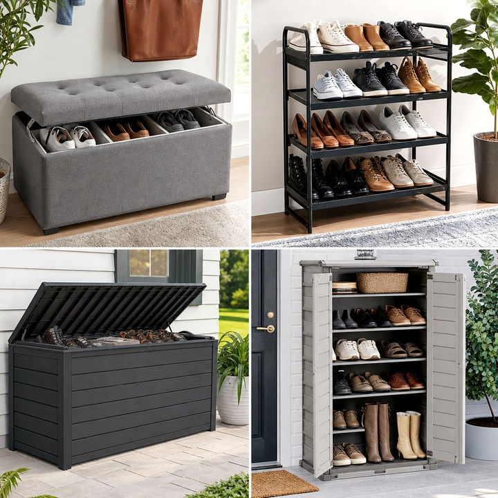 22 Smart Outdoor Shoe Storage Solutions for Tidy Spaces