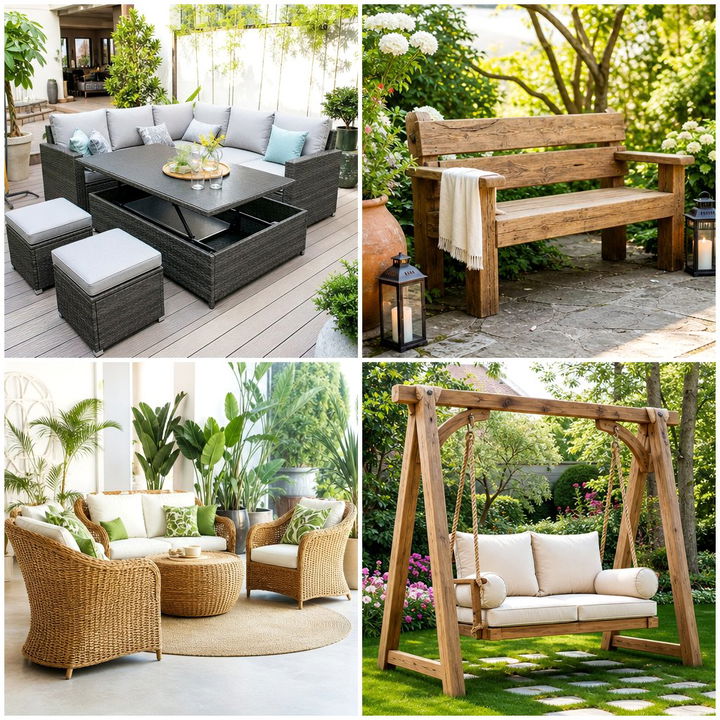 22 Stylish Outdoor Furniture Ideas for Cozy Living Areas