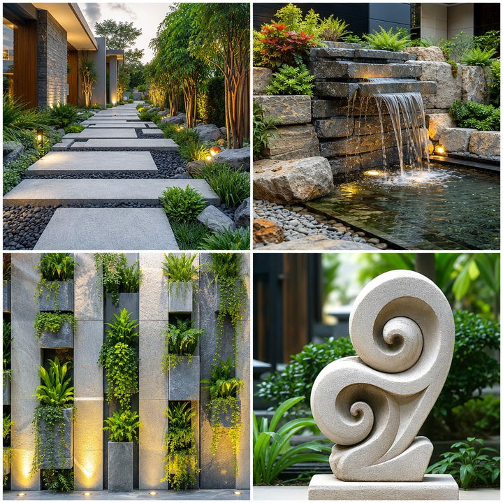 22 Beautiful Stone Garden Landscaping Ideas for Natural Charm