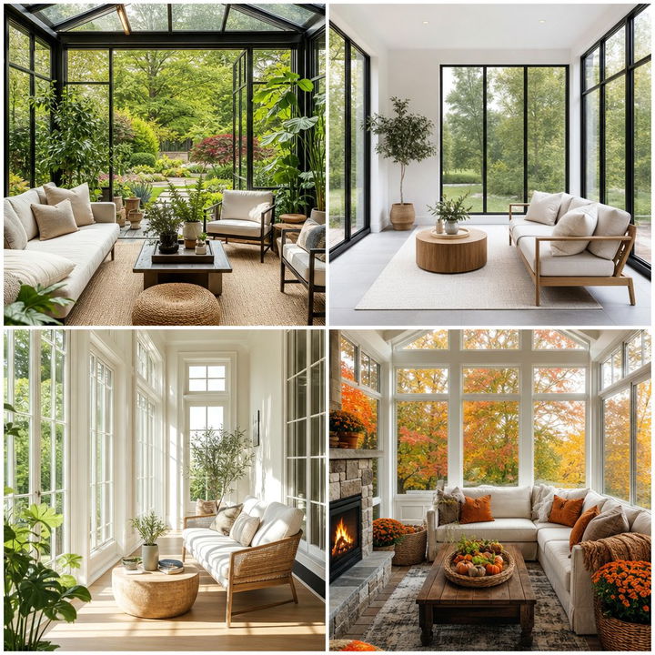 22 Bright and Airy Sunroom Decor Ideas for Year-Round Comfort