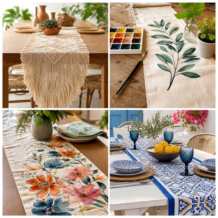 22 Creative Table Runner Ideas to Elevate Your Dining Experience