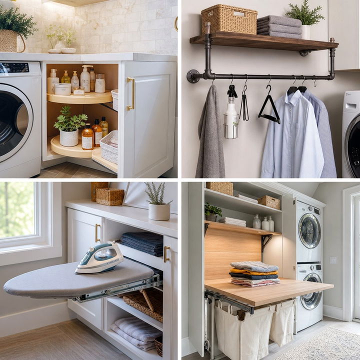 22 Functional Small Laundry Room Ideas with Top Load Washers
