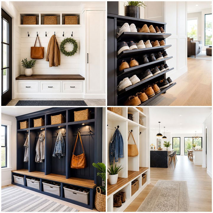 22 Functional Small Mudroom Ideas for Organized Entryways