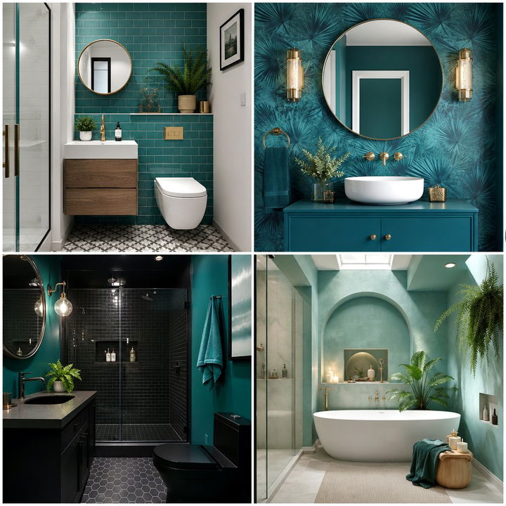 22 Luxurious Teal Bathroom Designs for a Spa-Like Retreat