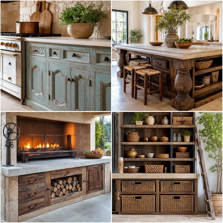 22 Rustic Kitchen Island Ideas for Functional Farmhouses