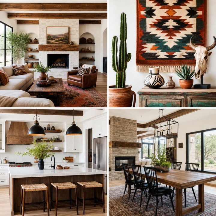 22 Southwestern Kitchen Designs with Bold Accents