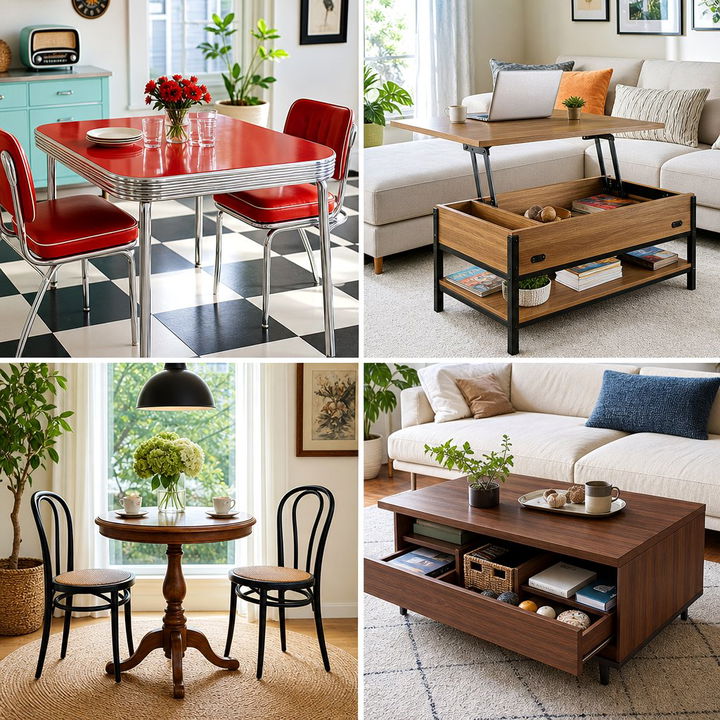 22 Space-Efficient Small Kitchen Table Ideas for Any Home