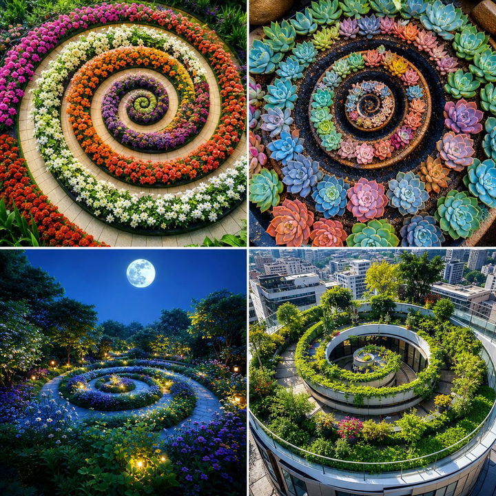 22 Spiral Garden Design Ideas for Unique Outdoor Spaces