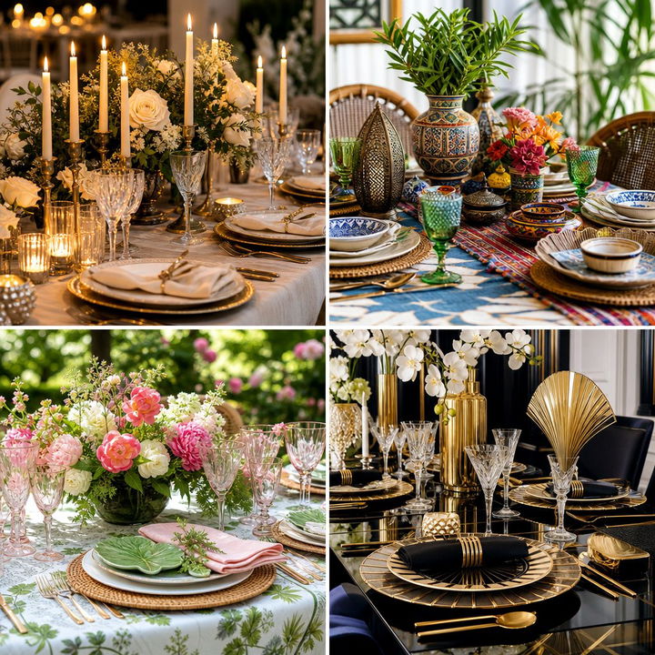 22 Stunning Tablescape Ideas for Memorable Dinner Parties