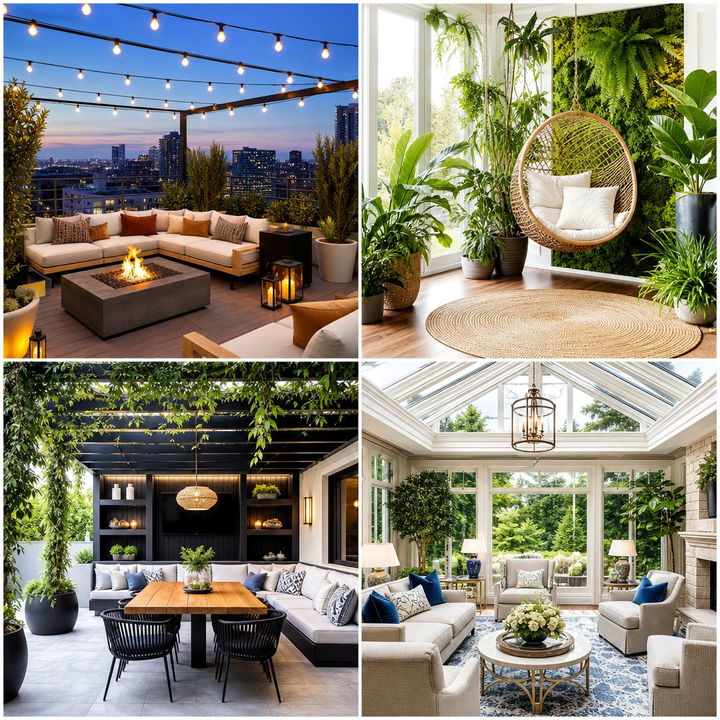 22 Sunroom and Deck Combo Concepts for Seamless Outdoor Living