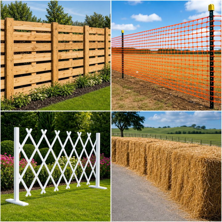 22 Temporary Fence Ideas for Flexible Outdoor Privacy