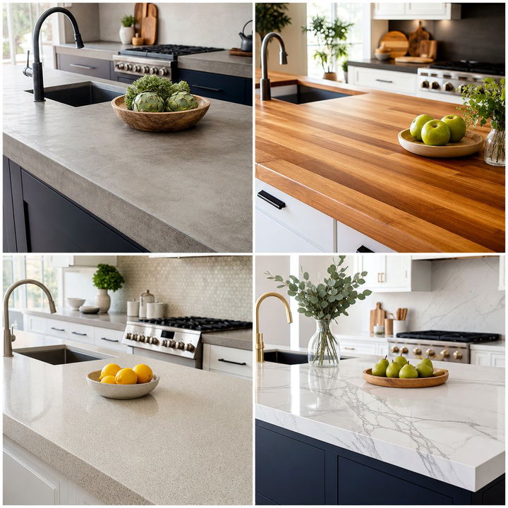 22 Outdoor Kitchen Countertop Materials for All Climates