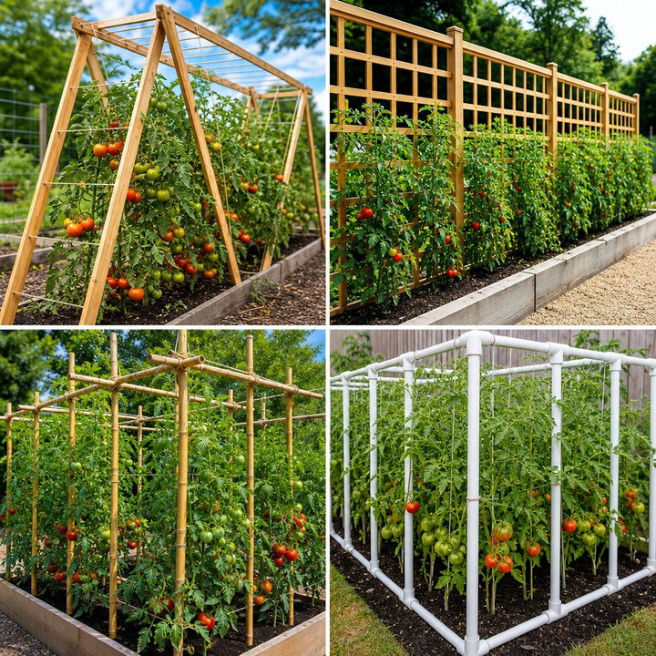 22 Practical Tomato Trellis Ideas for Healthy Gardens