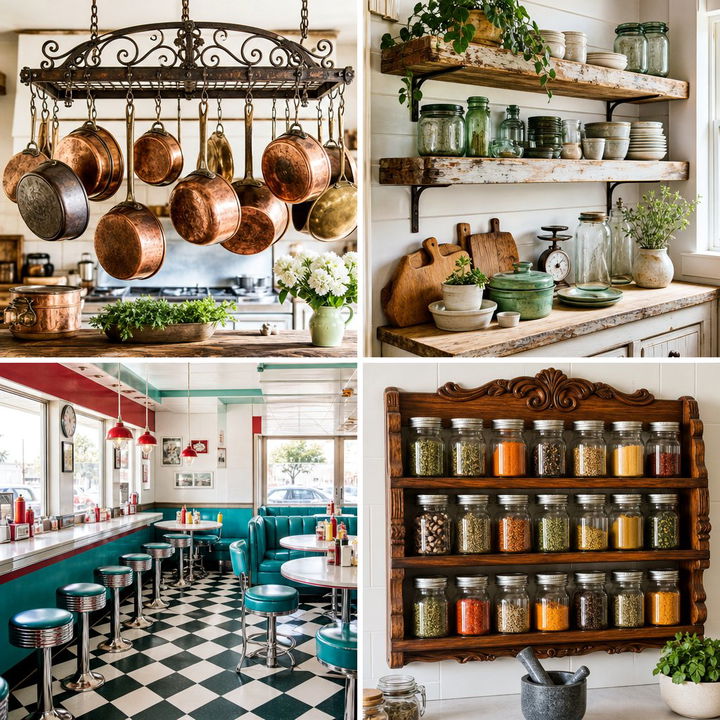 22 Retro Vintage Kitchen Ideas for a Charming Cookspace