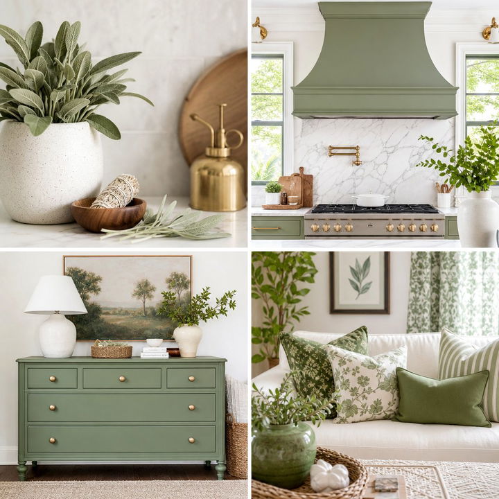 22 Sage Green Kitchen Ideas for Calming Culinary Spaces