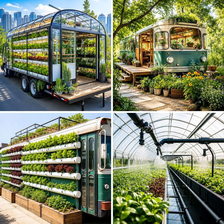 22 School Bus Greenhouse Ideas for Sustainable Gardening