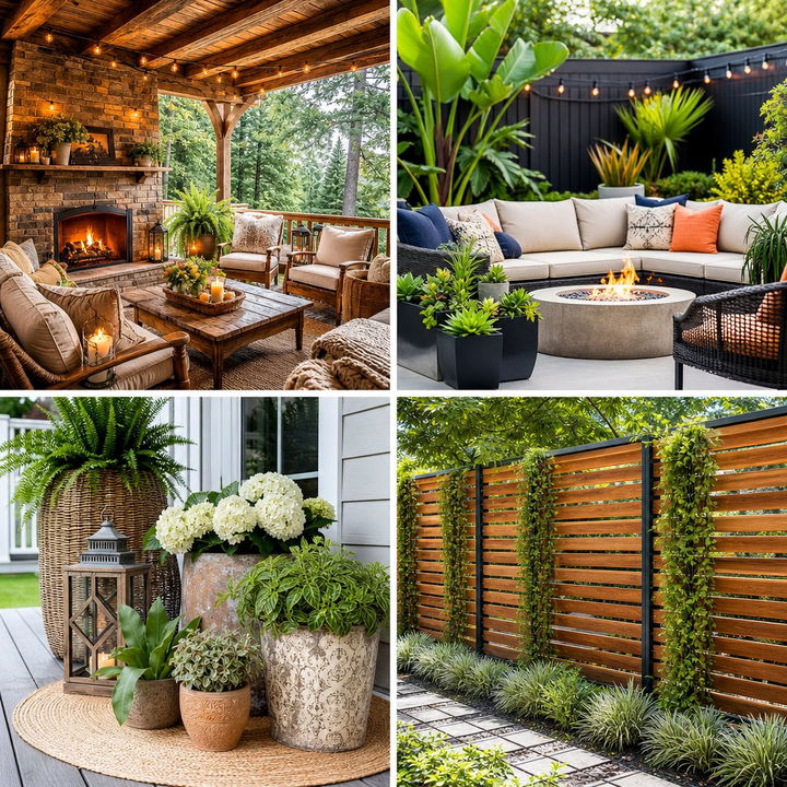 22 Screened Porch with Fireplace Ideas for Year-Round Use