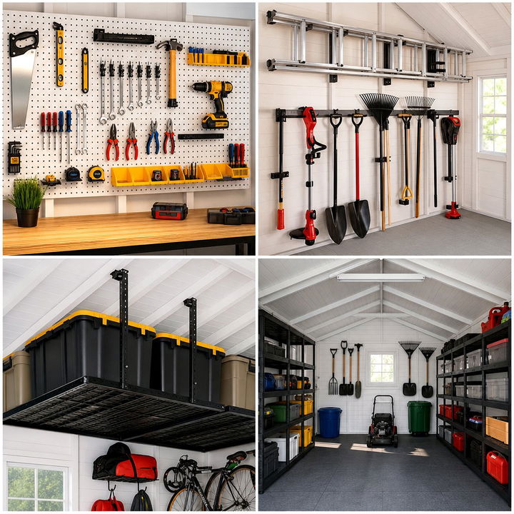 22 Shed Organization Ideas to Declutter Your Outdoor Space