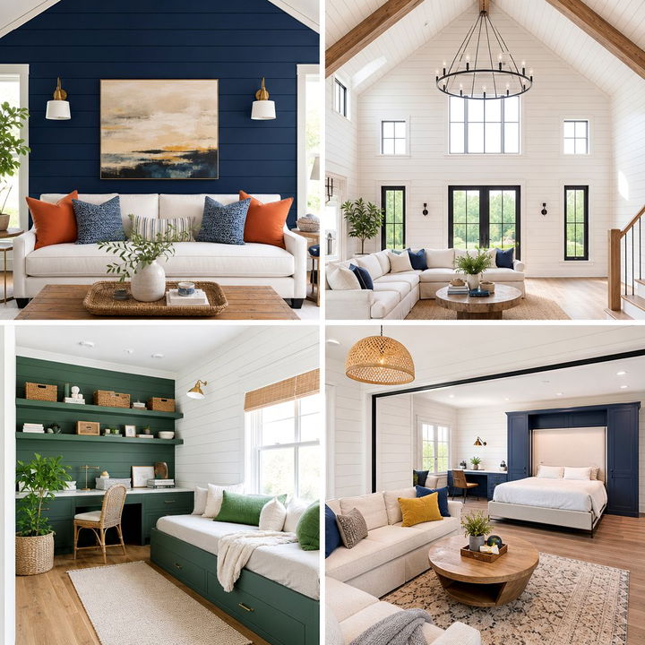 22 Shiplap Living Room Ideas for Timeless Wall Design