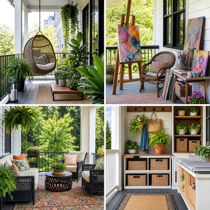 22 Side Porch Ideas for Cozy Outdoor Relaxation Spaces