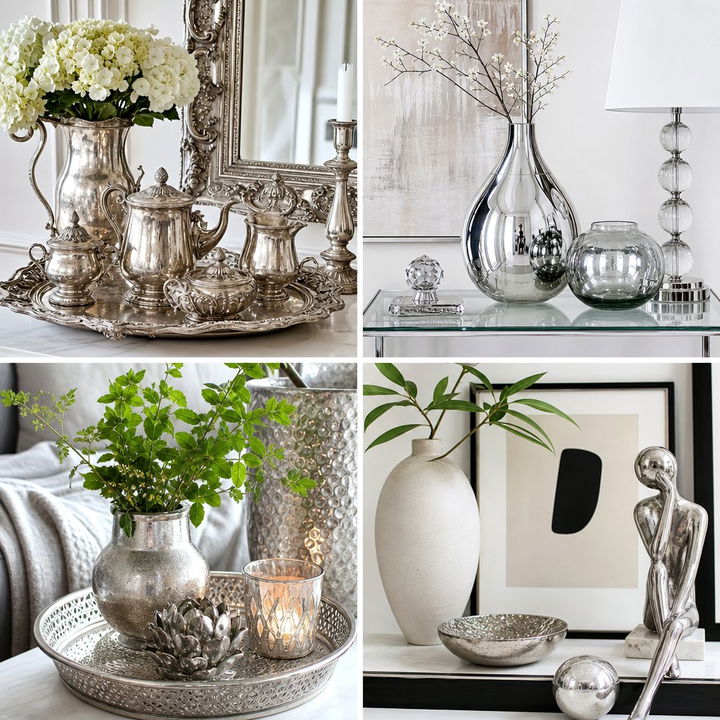 22 Silver Living Room Ideas for Sleek Modern Elegance