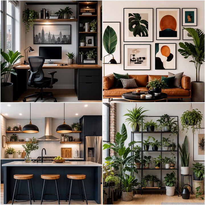 22 Small Apartment Ideas for Guys Masculine and Functional