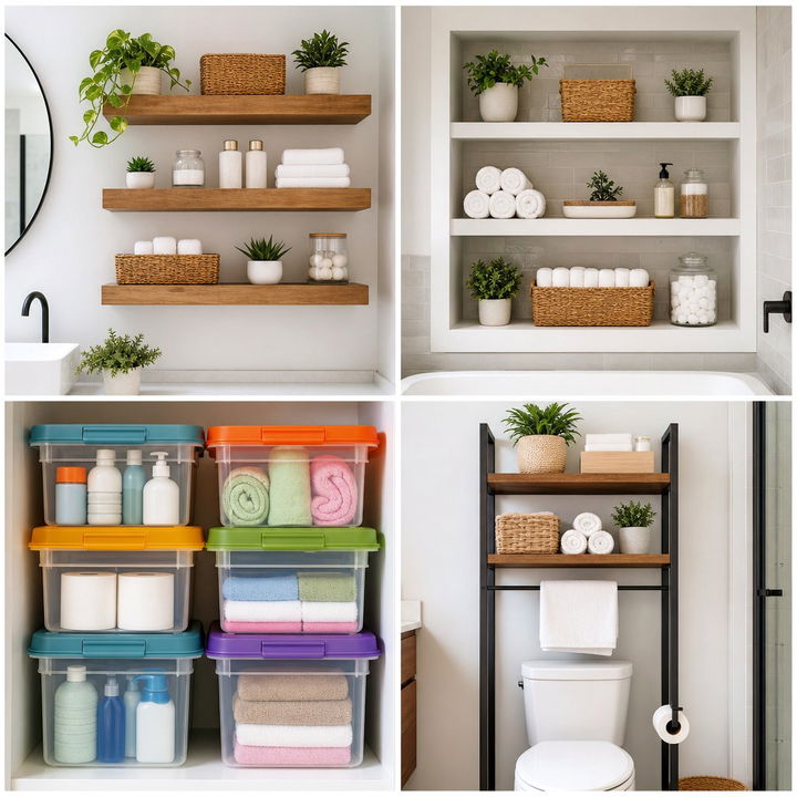 22 Small Bathroom Storage Ideas for Clutter-Free Zones