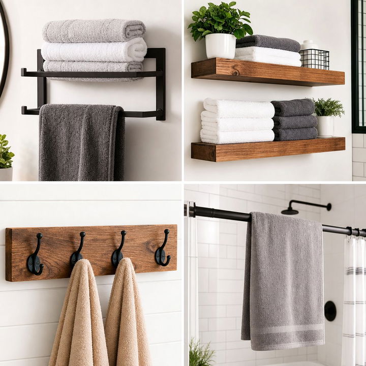 22 Stylish Towel Display Ideas for Bathrooms and Spas