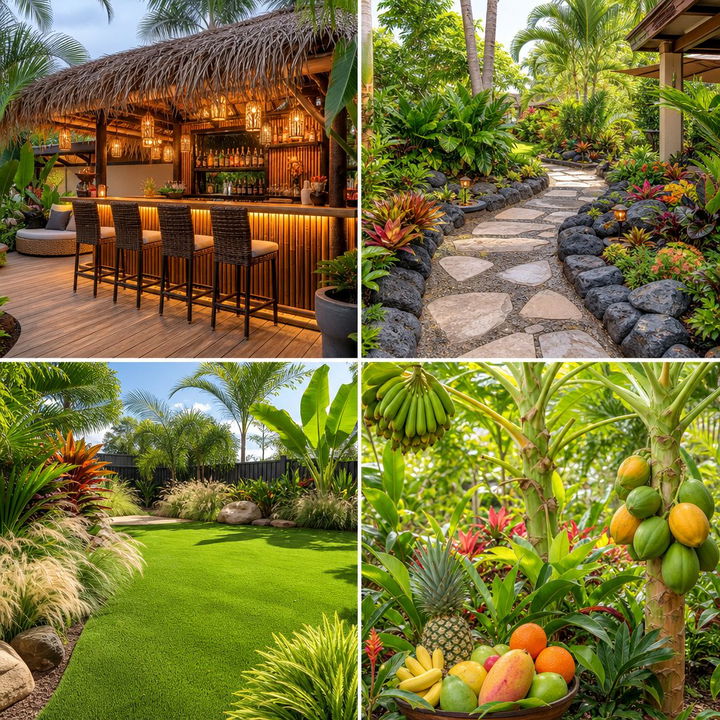 22 Tropical Backyard Ideas for a Lush Outdoor Oasis