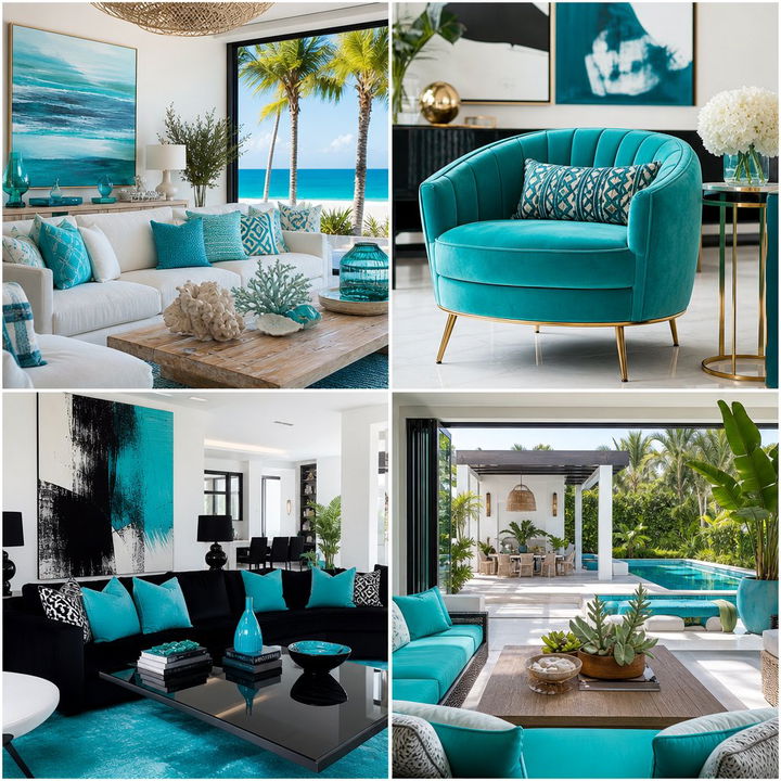 22 Turquoise Living Room Ideas for a Serene & Bold Space