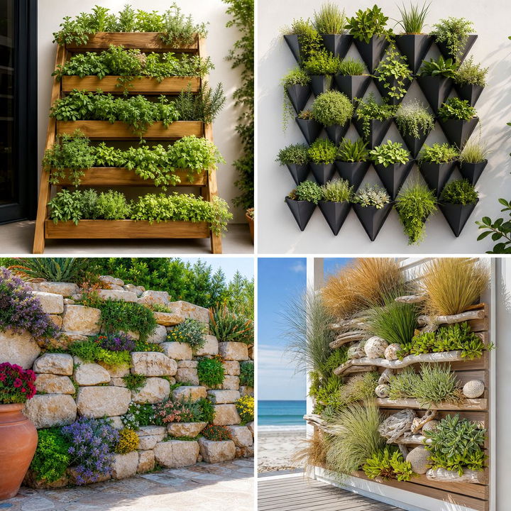 22 Vertical Garden Ideas for Space-Saving Greenery Designs