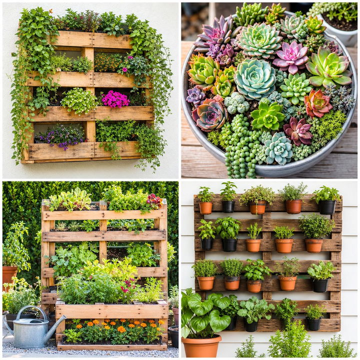 22 Vertical Pallet Garden Ideas for Upcycled Green Spaces
