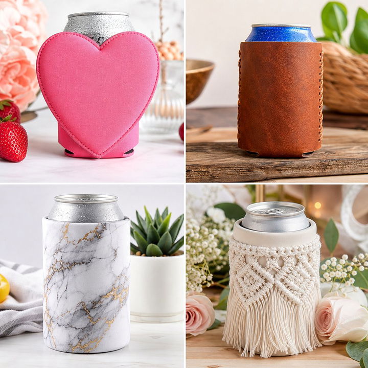 22 Custom Wedding Koozie Ideas for Practical Party Favors