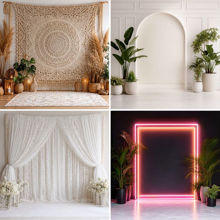 22 Eye-Catching Wedding Backdrop Ideas for Photo Moments